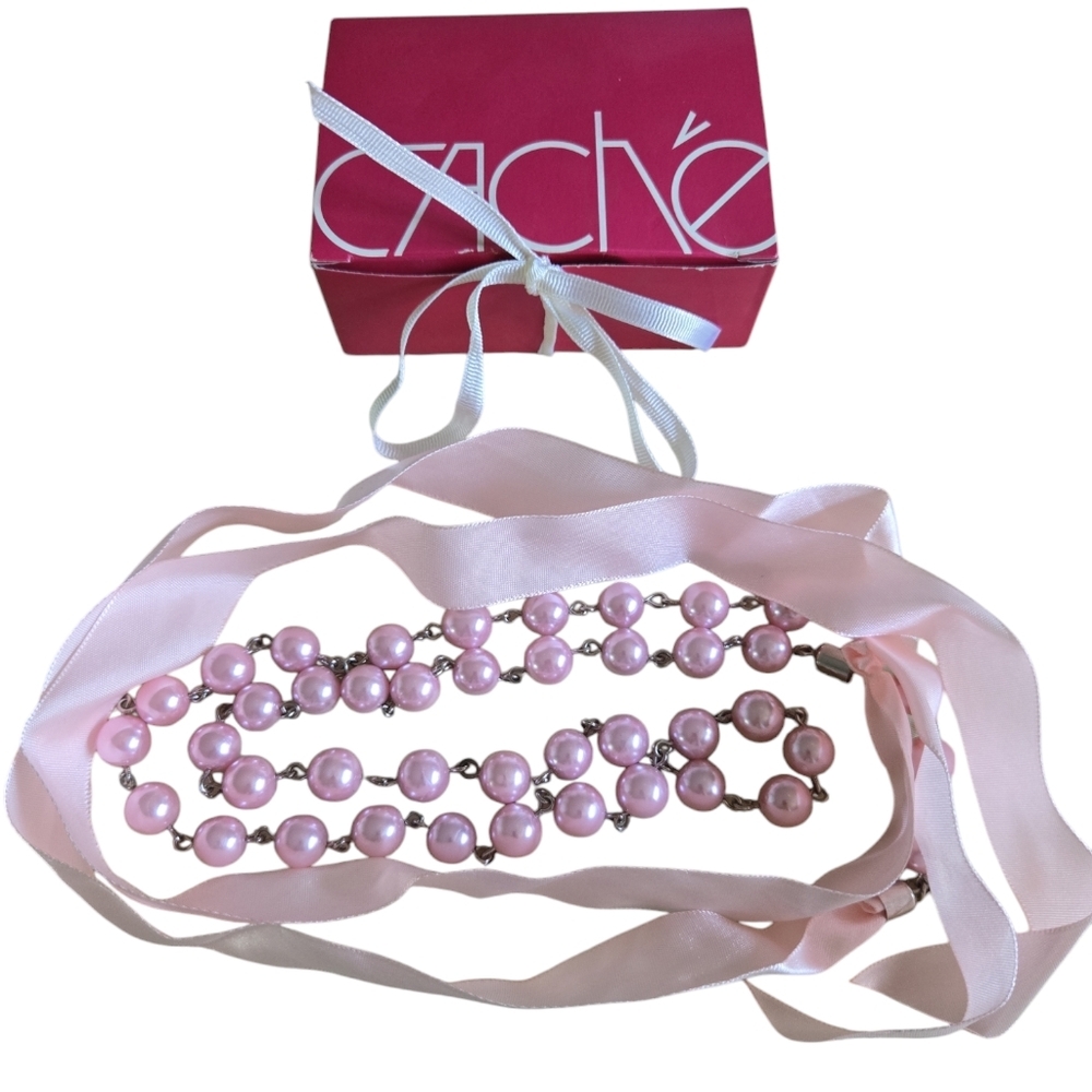 Cache Pink Pearls Belt